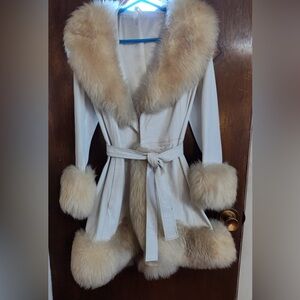 Beautiful 1970’s Lilli Ann Lambskin Penny Lane Princess Coat